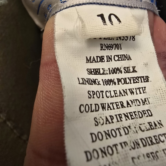 Beautiful vintage Gatsby style 100% silk special occasion gown. - Picture 15 of 15